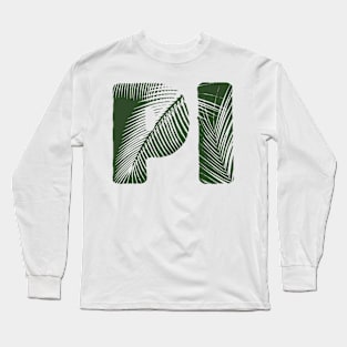 Pi Leaf Letters Long Sleeve T-Shirt